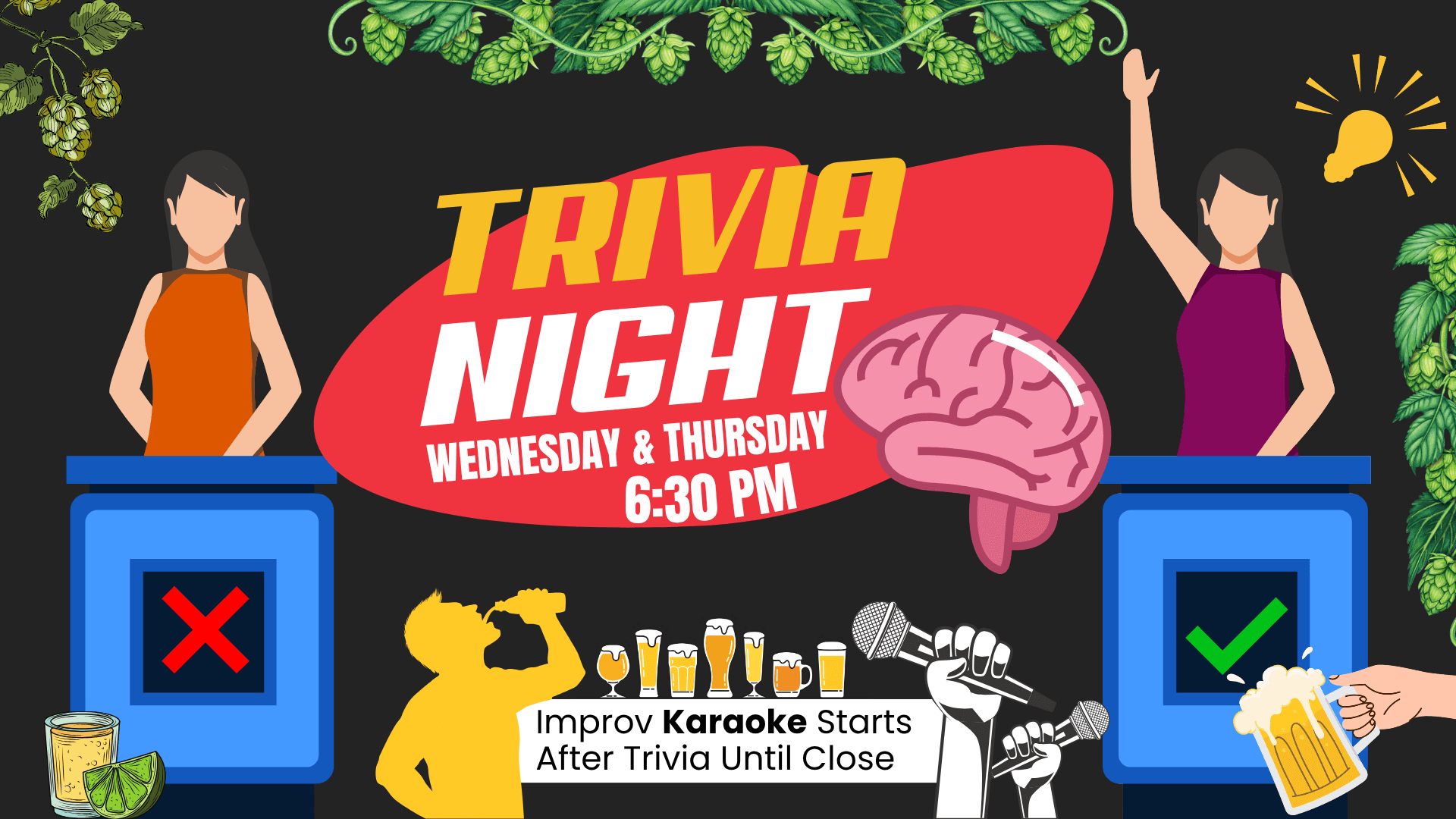 Trivia Night @ Hops N Shine